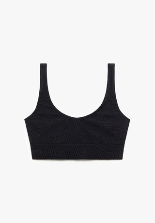 LOVJOI Bikini Top in schwarz hergestellt in Europa